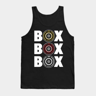 Box Box Box - F1 Pitstop Tank Top